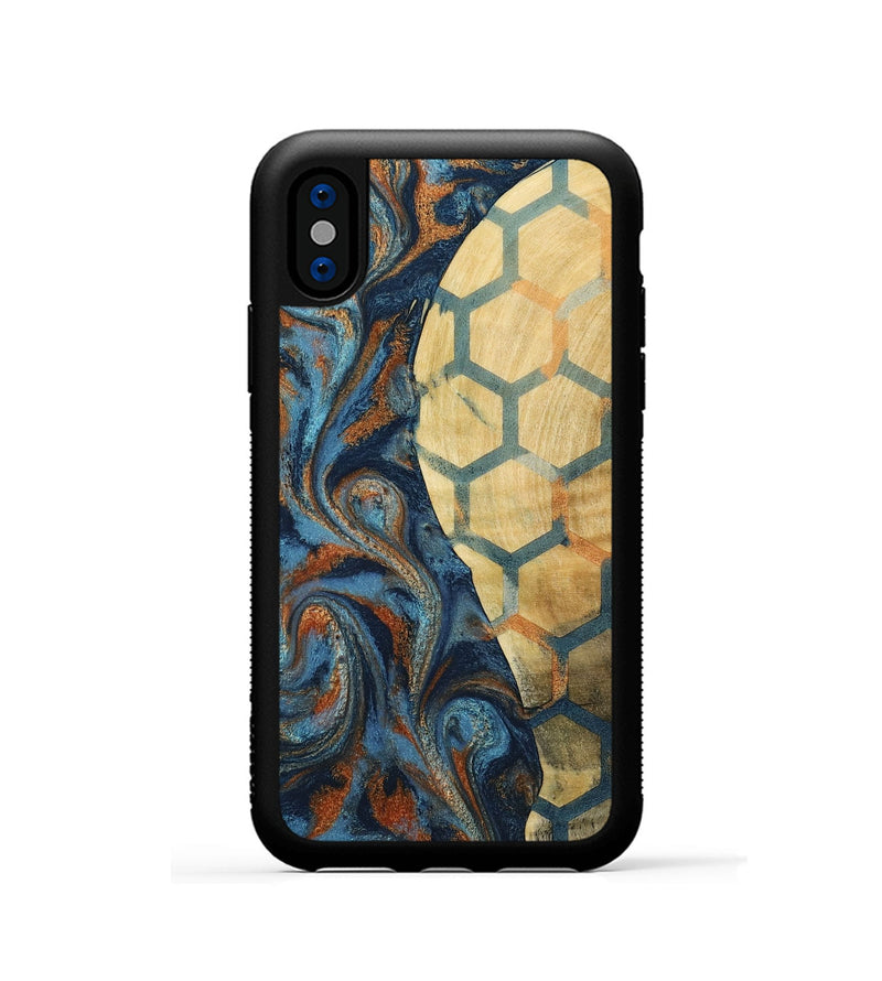 iPhone Xs Wood Phone Case - Darrin (Pattern, 798220)