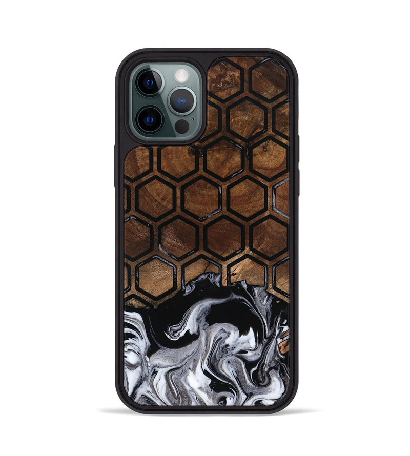 iPhone 12 Pro Wood Phone Case - Garnett (Pattern, 798221)