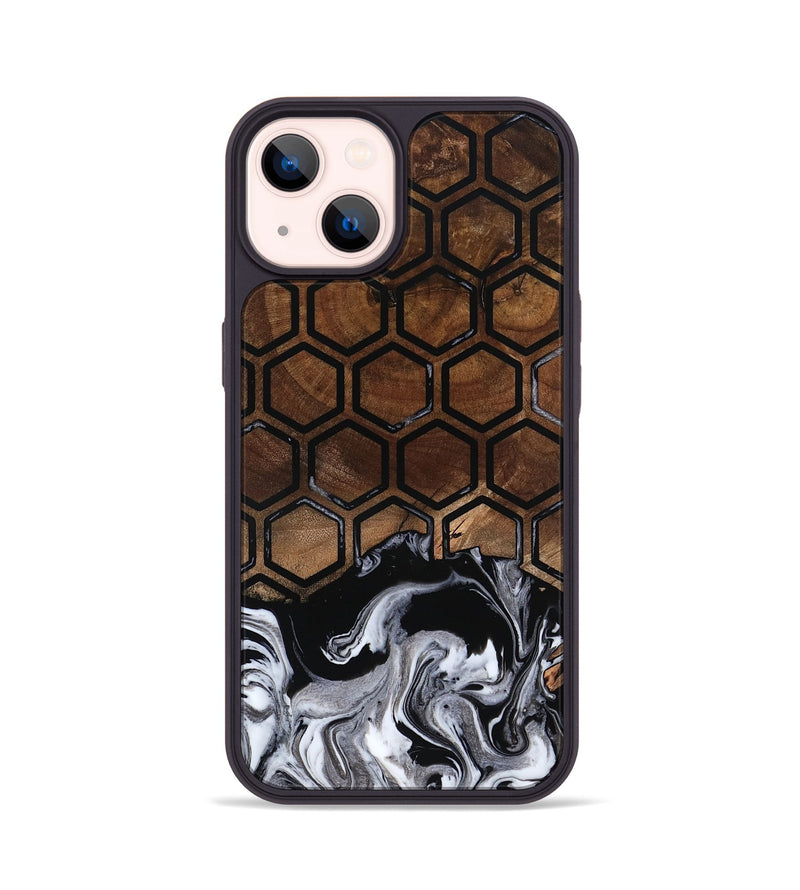 iPhone 14 Wood Phone Case - Garnett (Pattern, 798221)