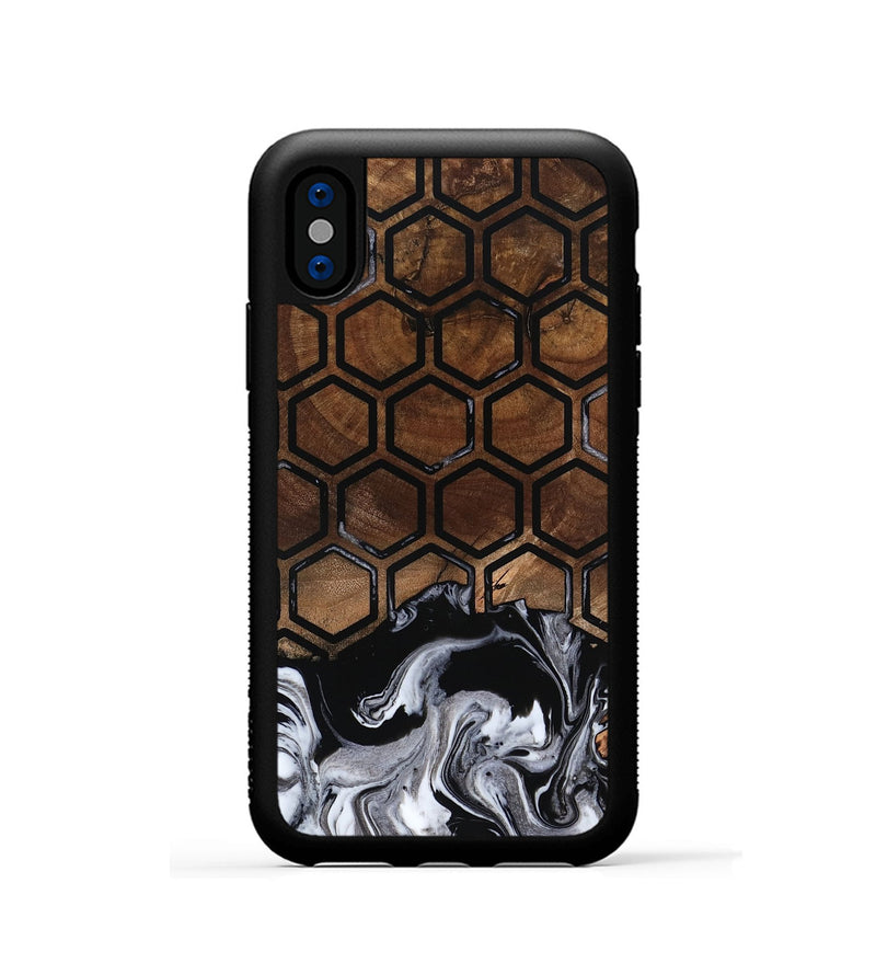 iPhone Xs Wood Phone Case - Garnett (Pattern, 798221)