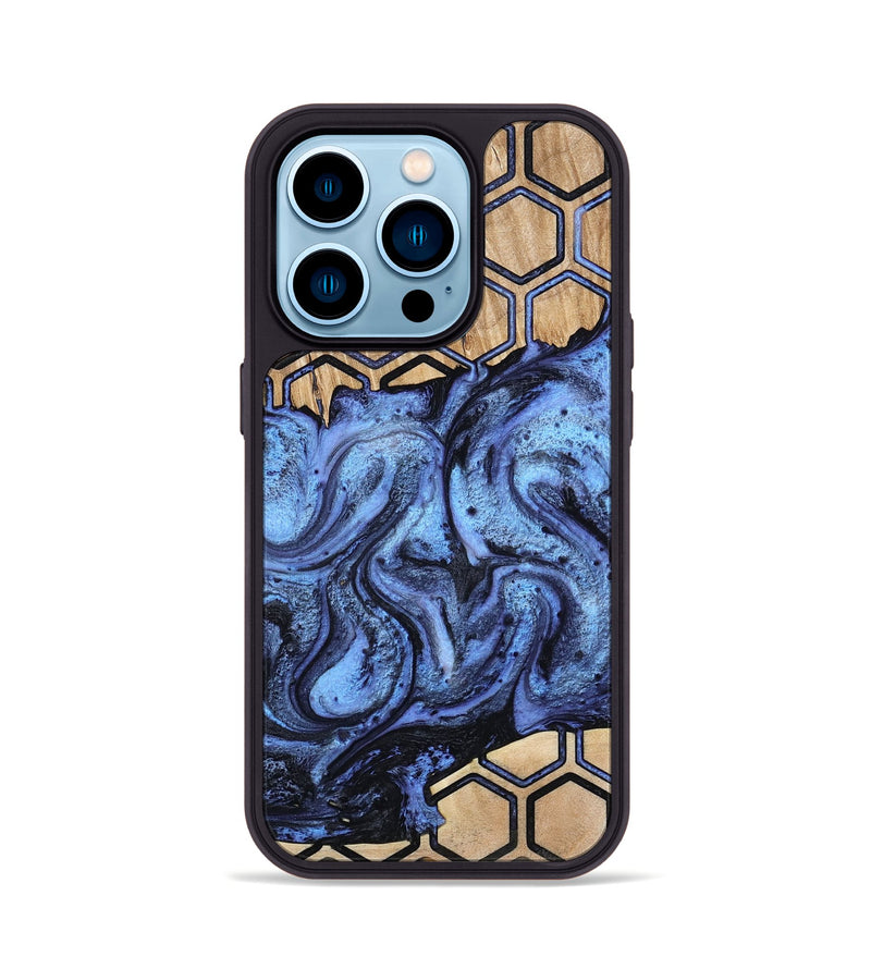 iPhone 14 Pro Wood Phone Case - Kalyn (Pattern, 798223)