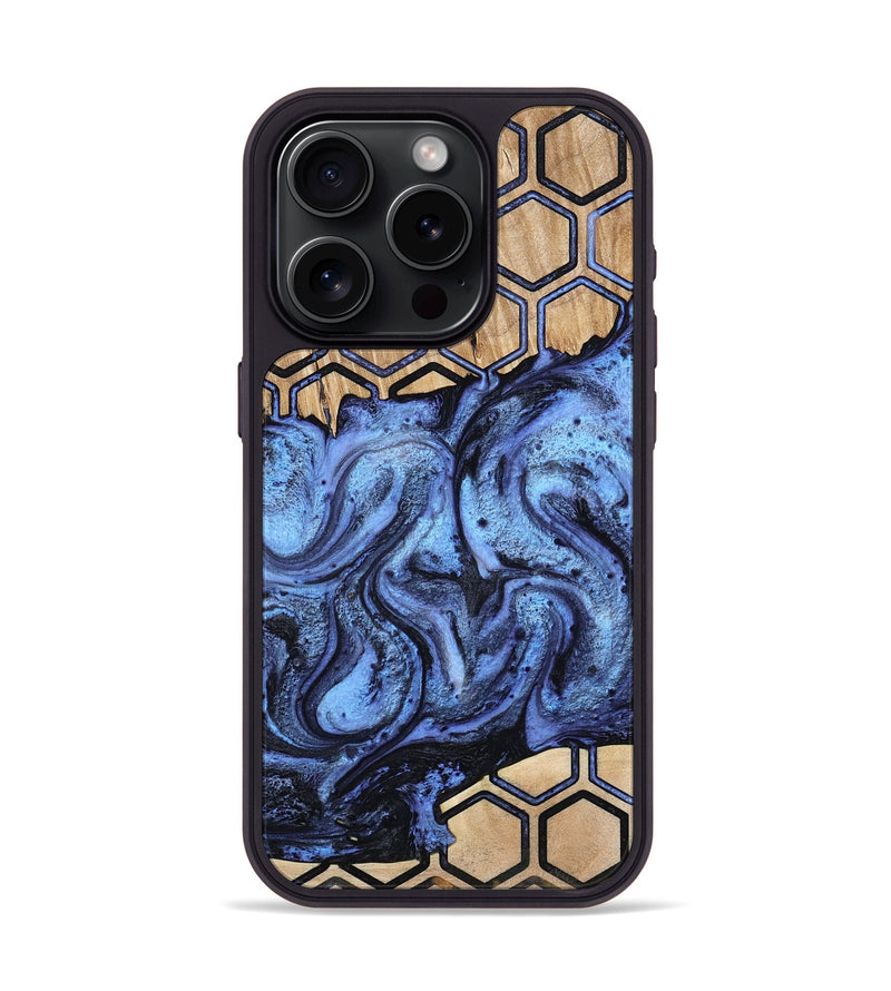 iPhone 15 Pro Wood Phone Case - Kalyn (Pattern, 798223)