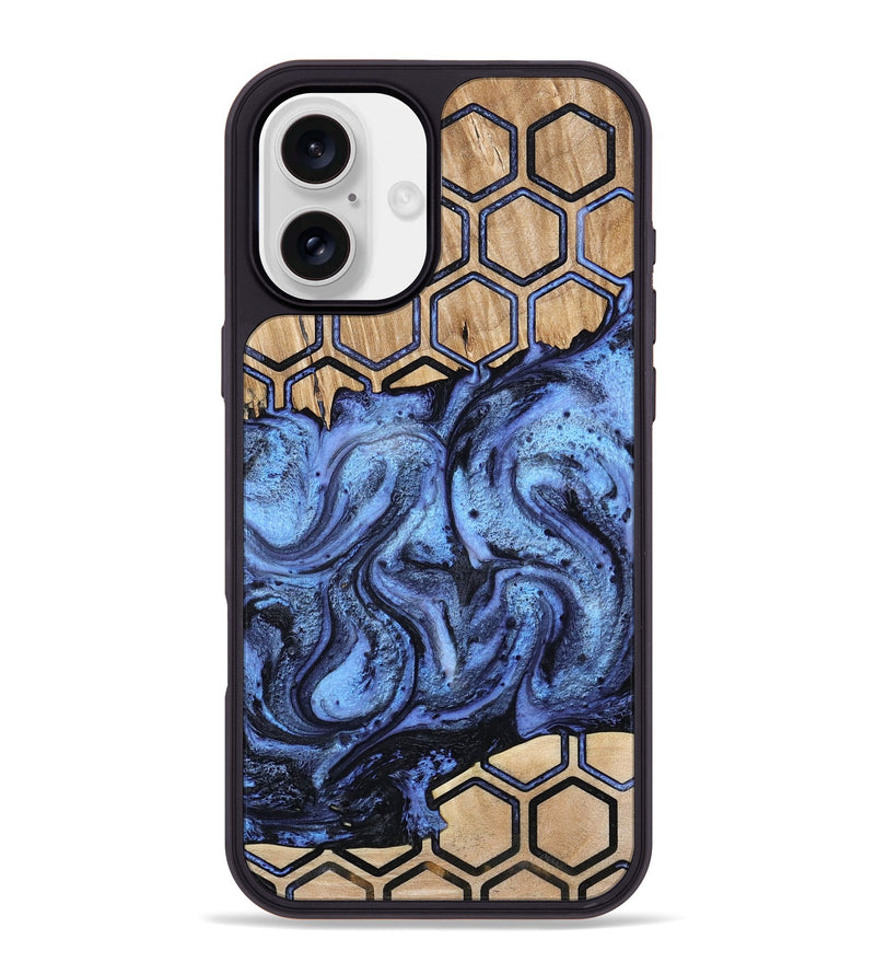 iPhone 16 Plus Wood Phone Case - Kalyn (Pattern, 798223)