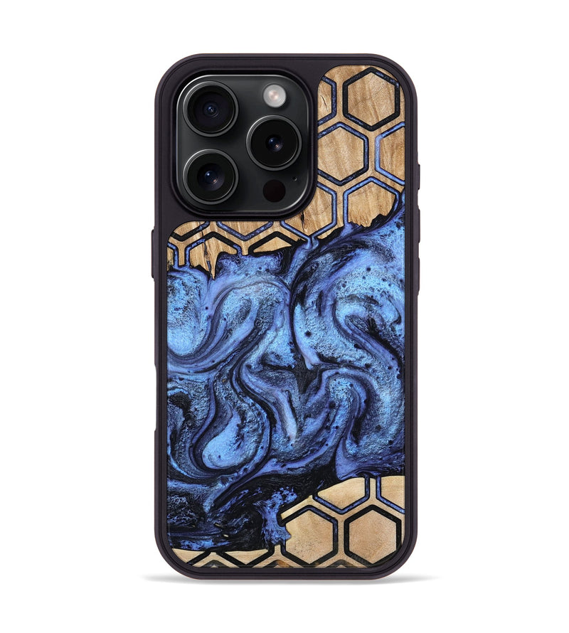 iPhone 16 Pro Wood Phone Case - Kalyn (Pattern, 798223)