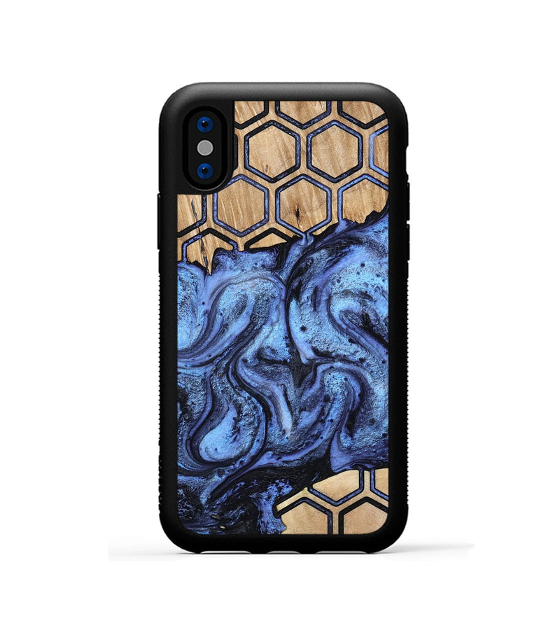 iPhone Xs Wood Phone Case - Kalyn (Pattern, 798223)