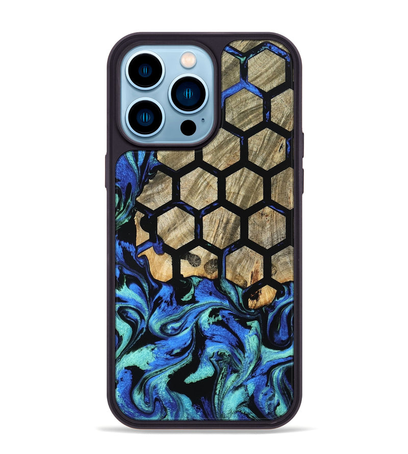iPhone 14 Pro Max Wood Phone Case - Kiara (Pattern, 798225)
