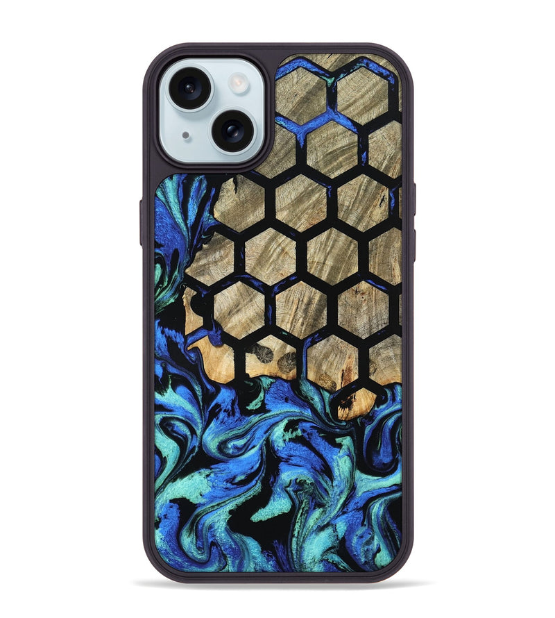 iPhone 15 Plus Wood Phone Case - Kiara (Pattern, 798225)