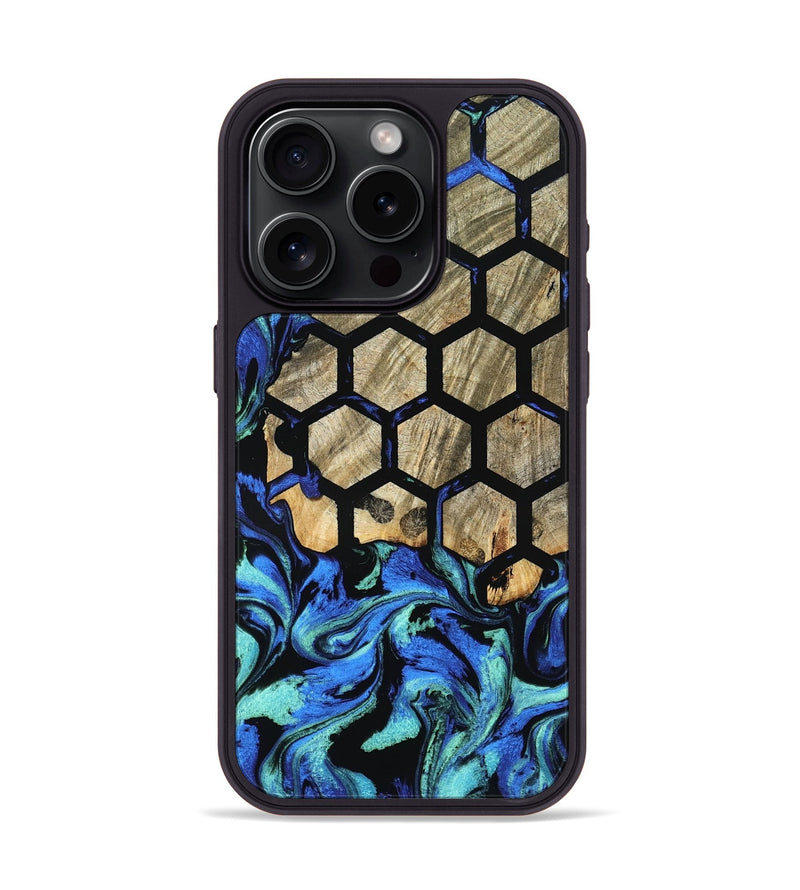 iPhone 15 Pro Wood Phone Case - Kiara (Pattern, 798225)
