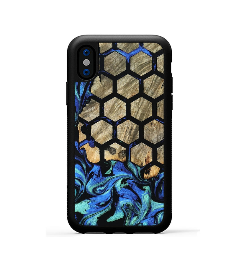 iPhone Xs Wood Phone Case - Kiara (Pattern, 798225)