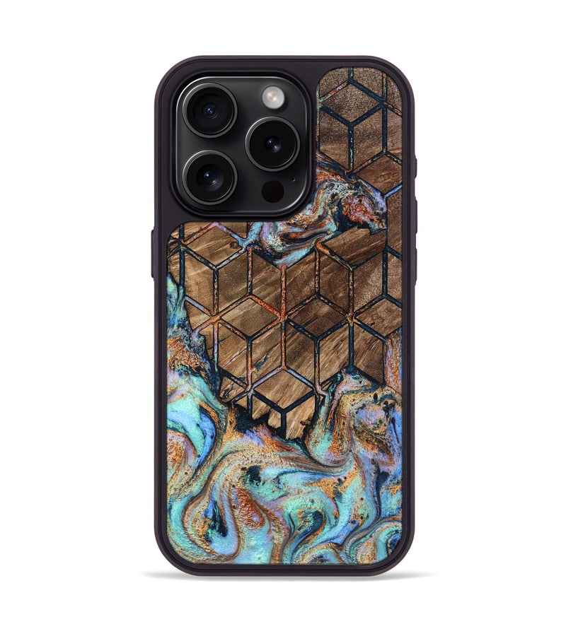 iPhone 15 Pro Wood Phone Case - Breanne (Pattern, 798235)