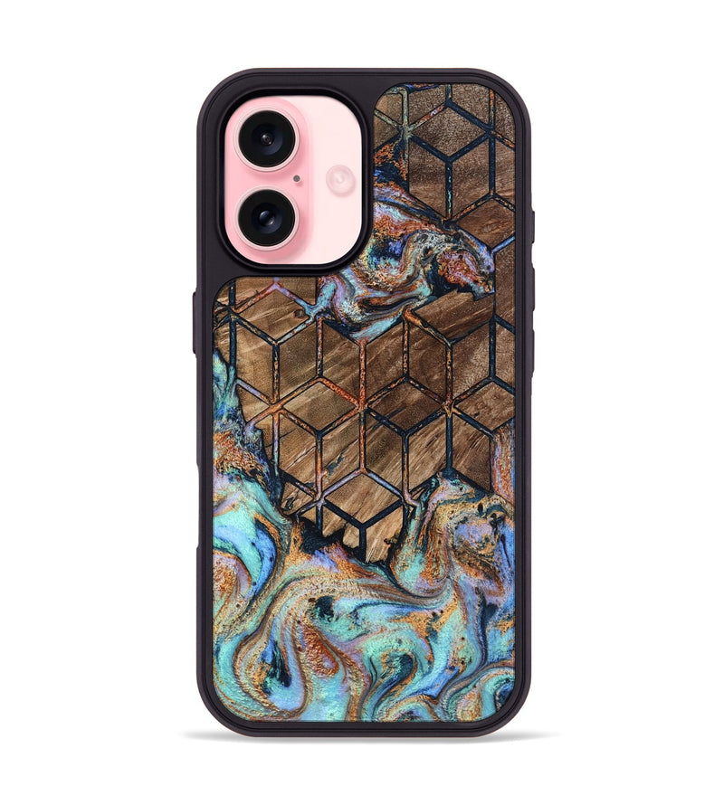 iPhone 16 Wood Phone Case - Breanne (Pattern, 798235)