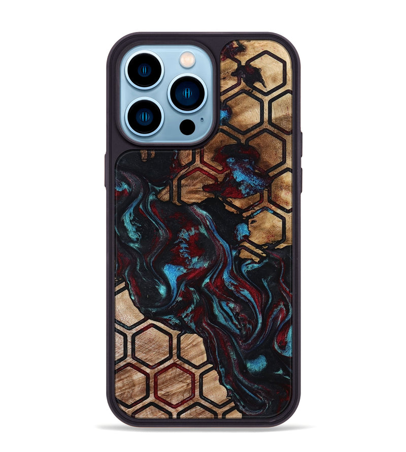 iPhone 14 Pro Max Wood Phone Case - Stanley (Pattern, 798236)
