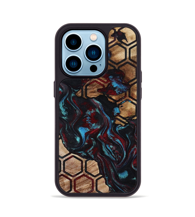 iPhone 14 Pro Wood Phone Case - Stanley (Pattern, 798236)
