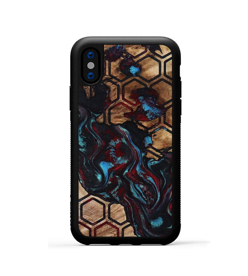 iPhone Xs Wood Phone Case - Stanley (Pattern, 798236)