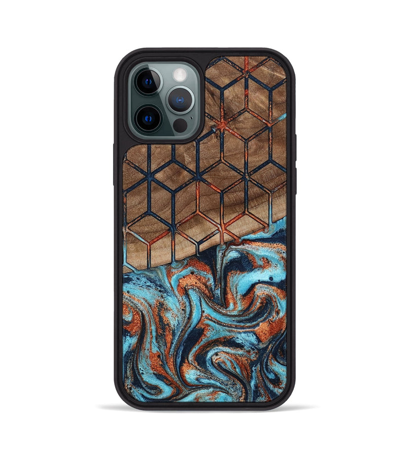 iPhone 12 Pro Wood Phone Case - Rilla (Pattern, 798239)