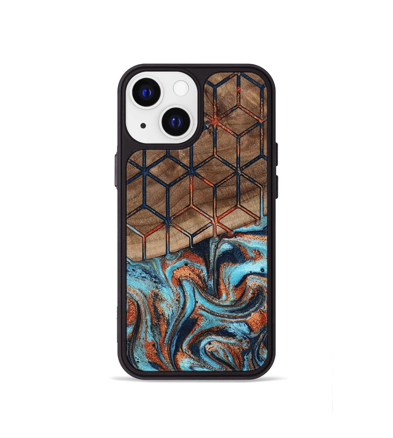 iPhone 13 mini Wood Phone Case - Rilla (Pattern, 798239)