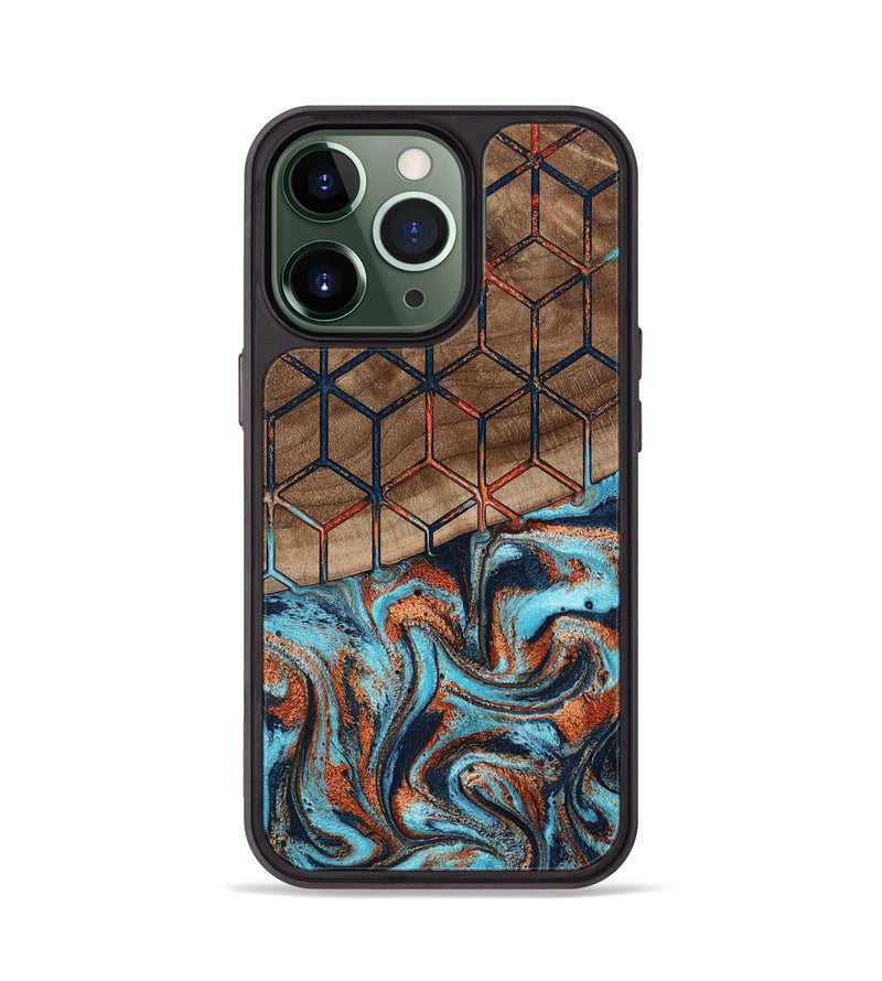 iPhone 13 Pro Wood Phone Case - Rilla (Pattern, 798239)