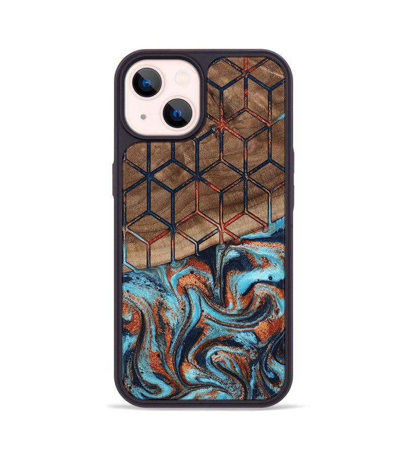 iPhone 14 Wood Phone Case - Rilla (Pattern, 798239)