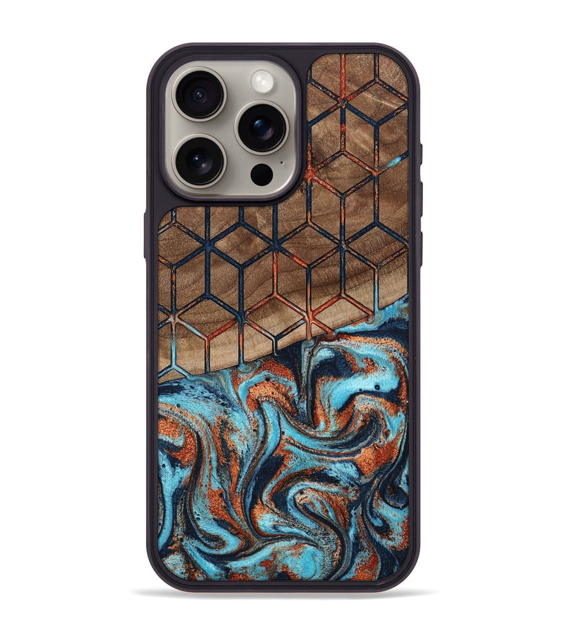 iPhone 15 Pro Max Wood Phone Case - Rilla (Pattern, 798239)