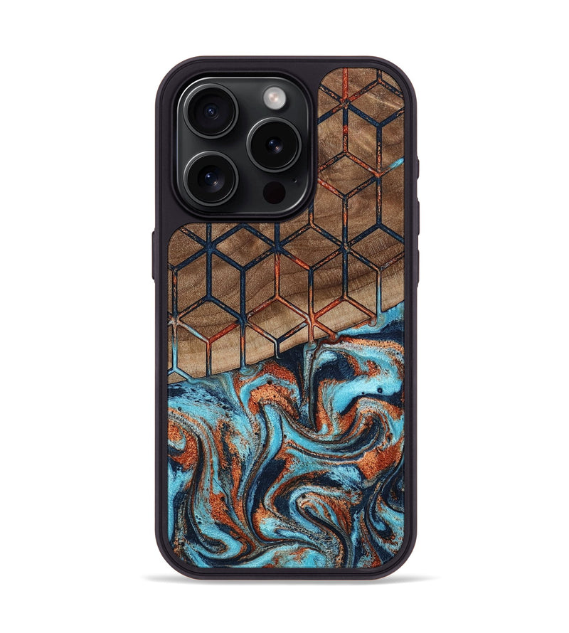iPhone 15 Pro Wood Phone Case - Rilla (Pattern, 798239)