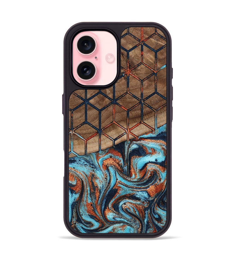 iPhone 16 Wood Phone Case - Rilla (Pattern, 798239)