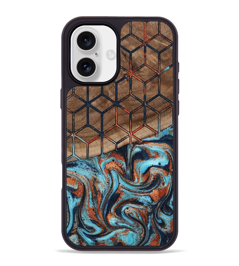 iPhone 16 Plus Wood Phone Case - Rilla (Pattern, 798239)