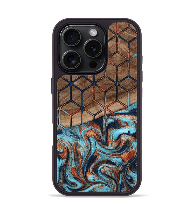 iPhone 16 Pro Wood Phone Case - Rilla (Pattern, 798239)