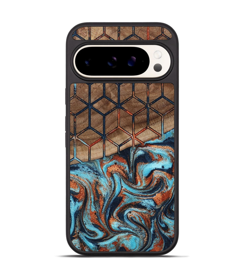 Pixel 9 Wood Phone Case - Rilla (Pattern, 798239)