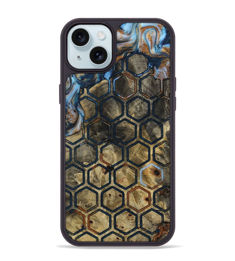 iPhone 15 Plus Wood Phone Case - Alethea (Pattern, 798241)