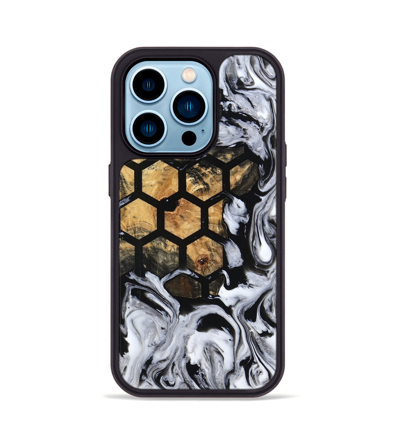 iPhone 14 Pro Wood Phone Case - Johana (Pattern, 798248)