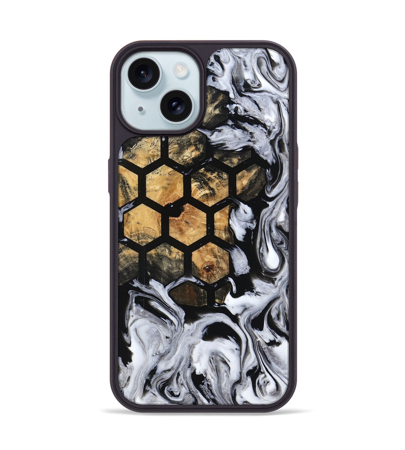 iPhone 15 Wood Phone Case - Johana (Pattern, 798248)
