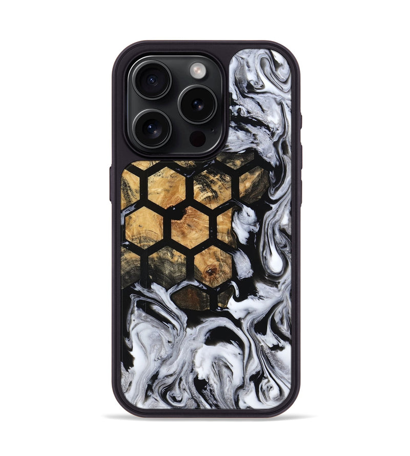 iPhone 15 Pro Wood Phone Case - Johana (Pattern, 798248)
