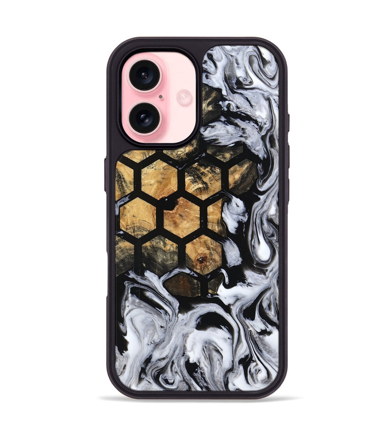 iPhone 16 Wood Phone Case - Johana (Pattern, 798248)