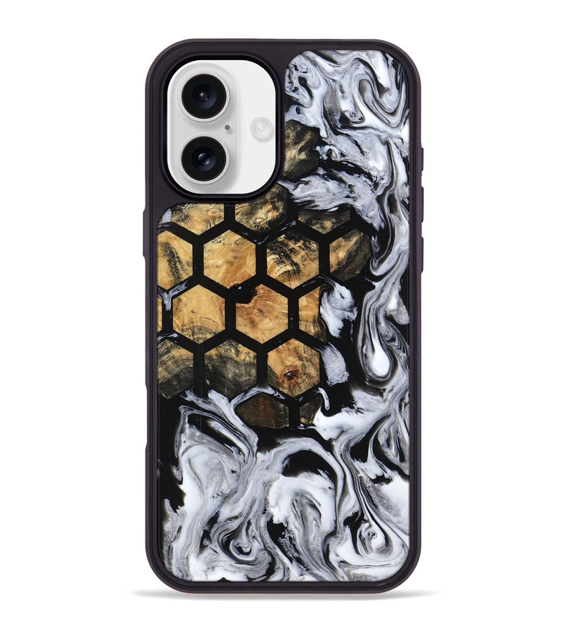 iPhone 16 Plus Wood Phone Case - Johana (Pattern, 798248)