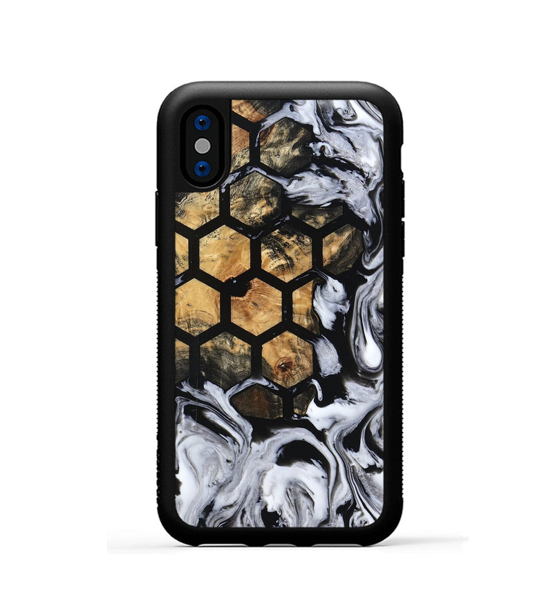 iPhone Xs Wood Phone Case - Johana (Pattern, 798248)