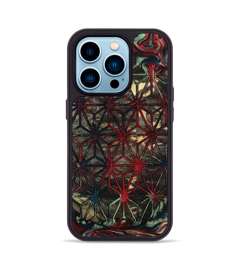 iPhone 14 Pro Wood Phone Case - Cayden (Pattern, 798250)