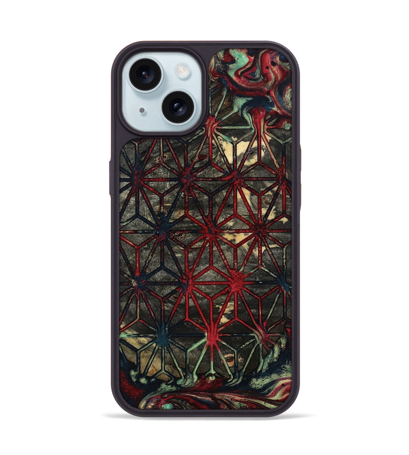 iPhone 15 Wood Phone Case - Cayden (Pattern, 798250)