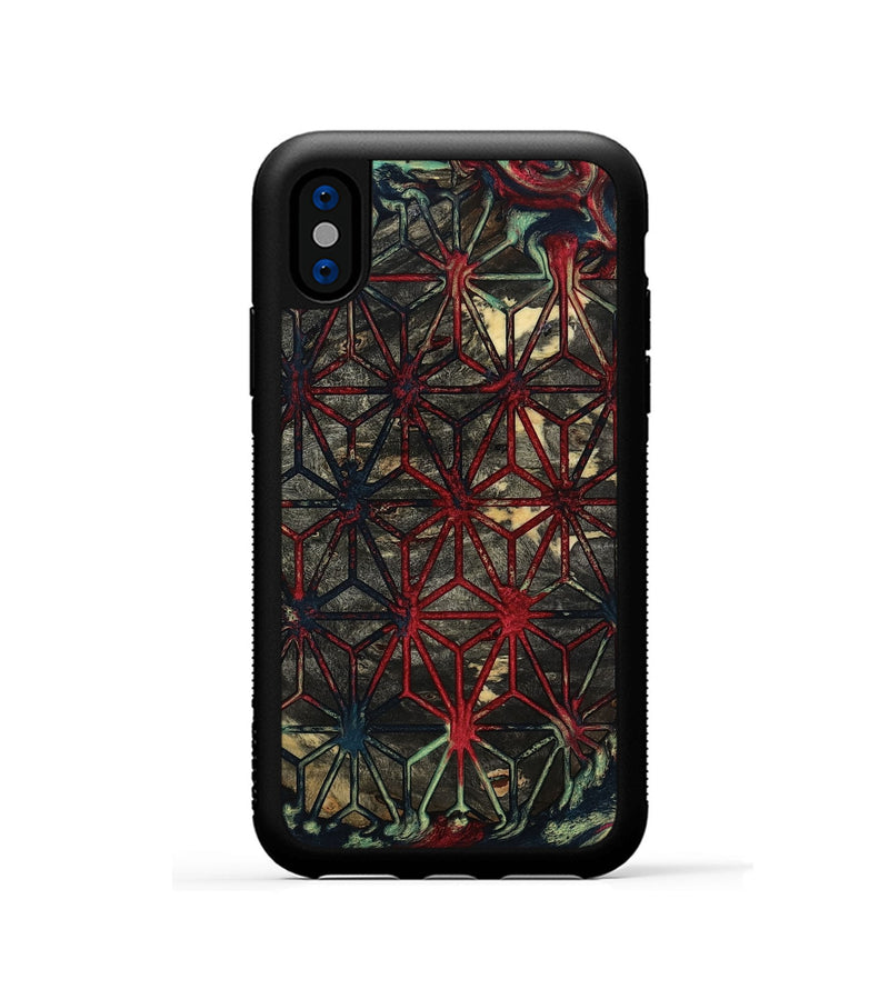 iPhone Xs Wood Phone Case - Cayden (Pattern, 798250)