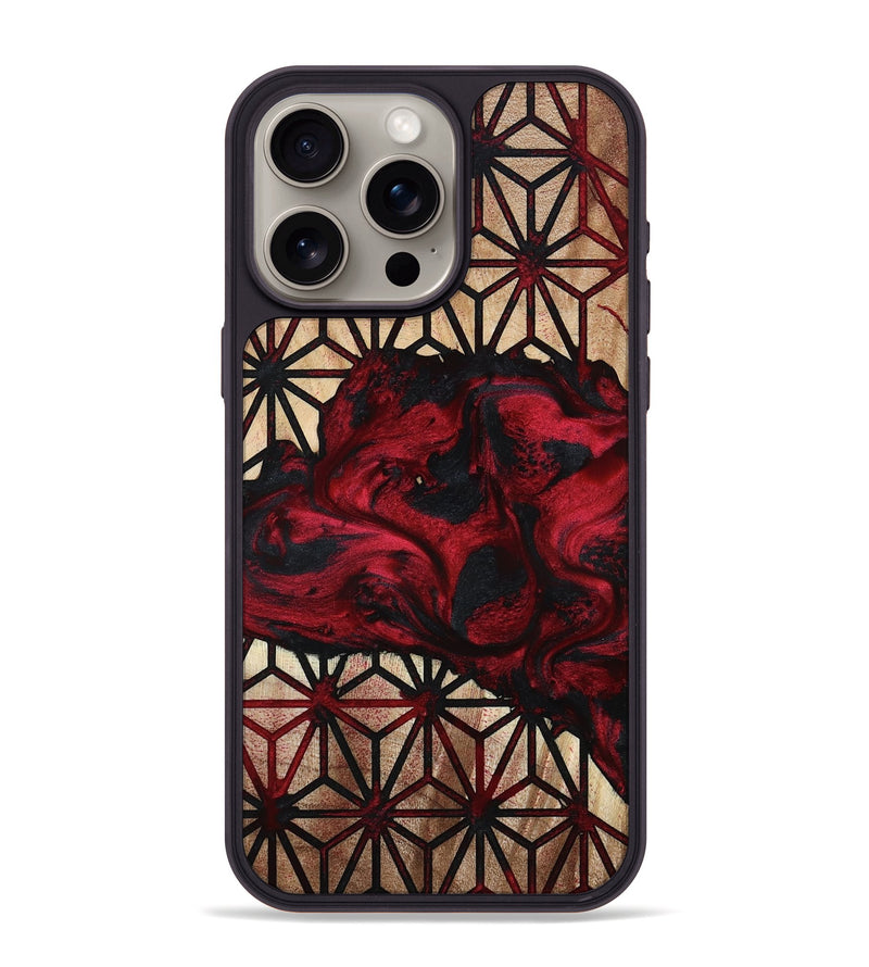 iPhone 15 Pro Max Wood Phone Case - Stewart (Pattern, 798254)