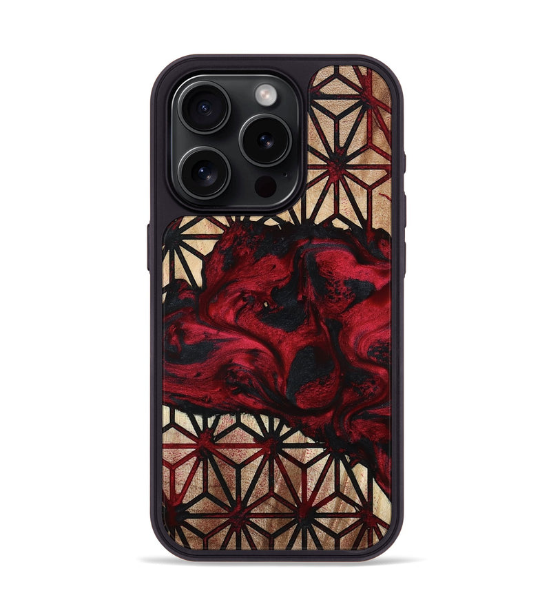 iPhone 15 Pro Wood Phone Case - Stewart (Pattern, 798254)