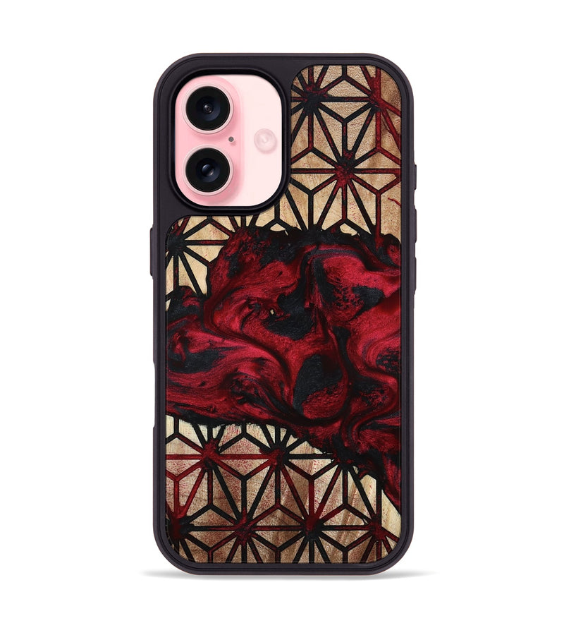 iPhone 16 Wood Phone Case - Stewart (Pattern, 798254)