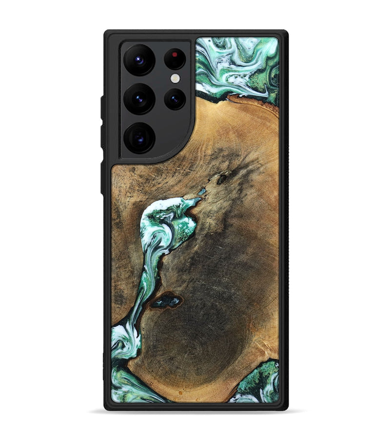 Galaxy S22 Ultra Wood Phone Case - Sol (Green, 798258)