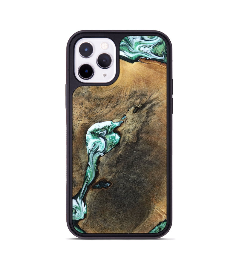 iPhone 11 Pro Wood Phone Case - Sol (Green, 798258)