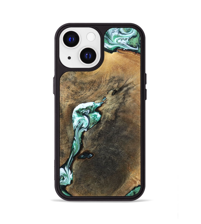 iPhone 13 Wood Phone Case - Sol (Green, 798258)