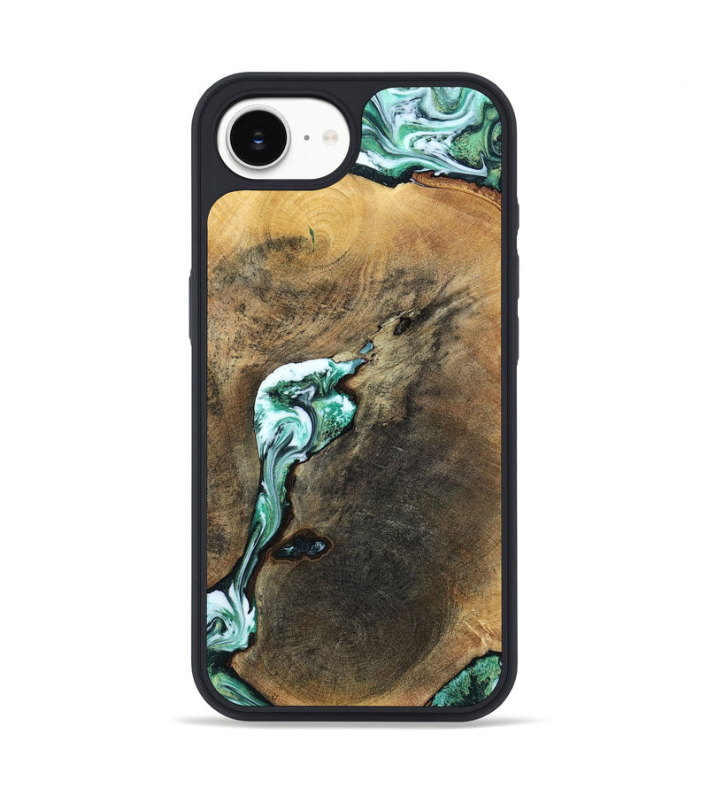 iPhone 16e Wood Phone Case - Sol (Green, 798258)