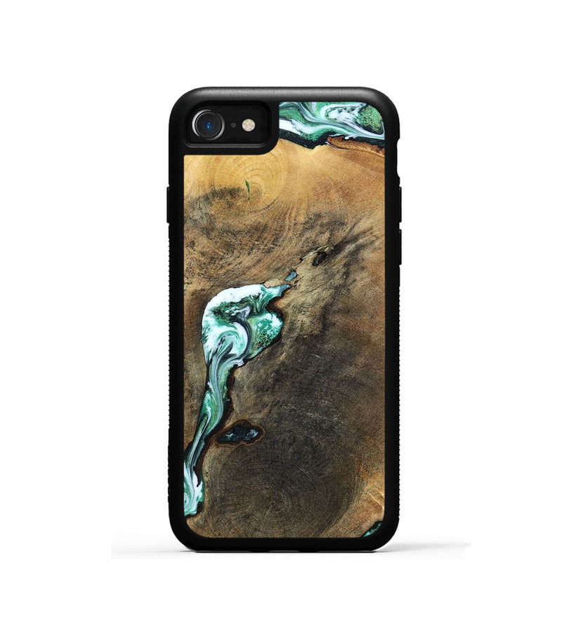 iPhone SE Wood Phone Case - Sol (Green, 798258)