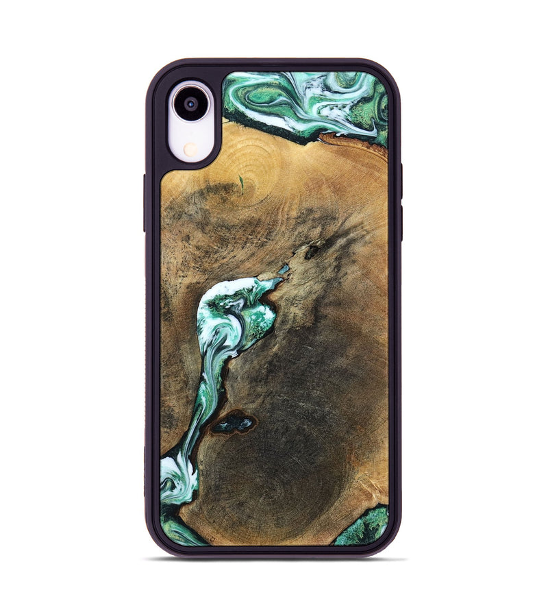 iPhone Xr Wood Phone Case - Sol (Green, 798258)