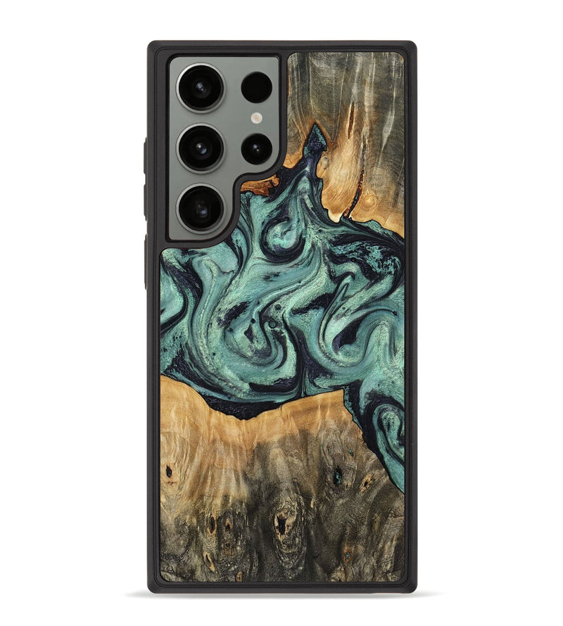 Galaxy S23 Ultra Wood Phone Case - Shiloh (Green, 798260)