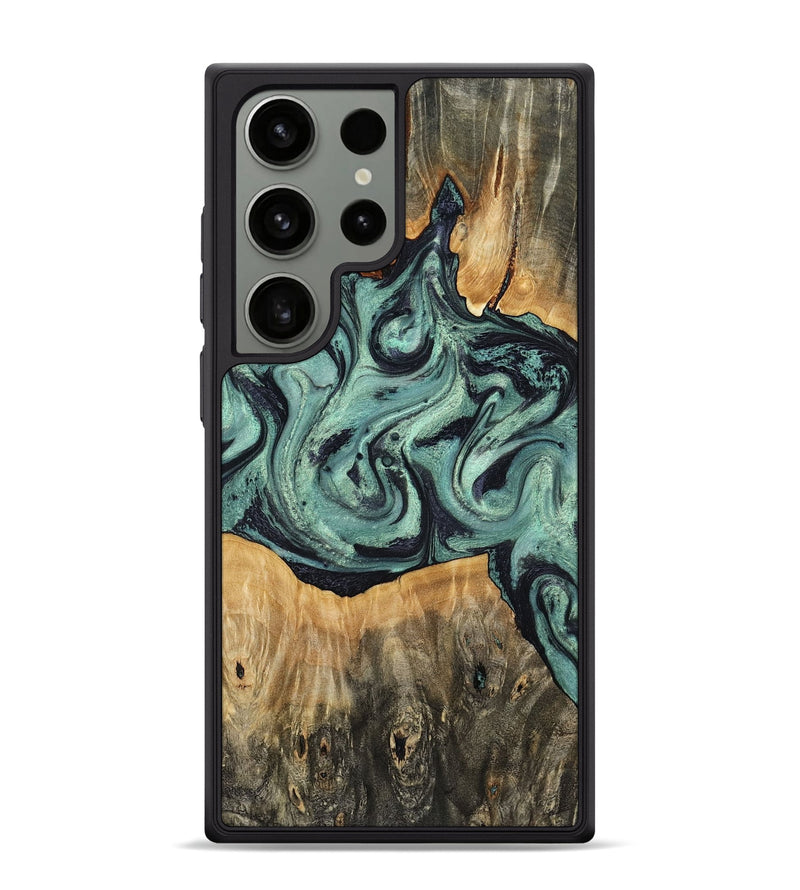 Galaxy S24 Ultra Wood Phone Case - Shiloh (Green, 798260)