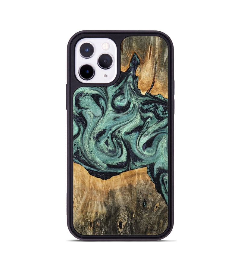 iPhone 11 Pro Wood Phone Case - Shiloh (Green, 798260)